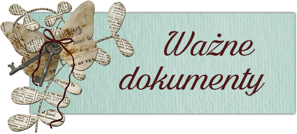 Ważne dokumenty - grafika, klucze i wycięty z papieru motyl